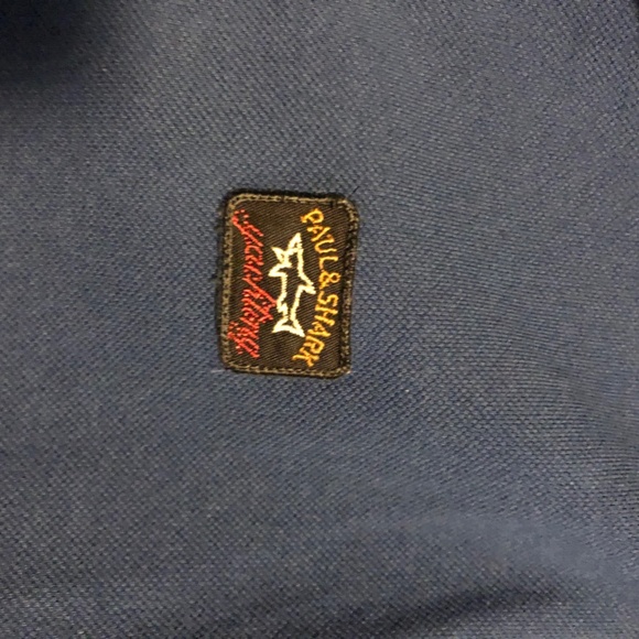 Paul & Shark Blue Polo Shirt - Picture 2 of 3